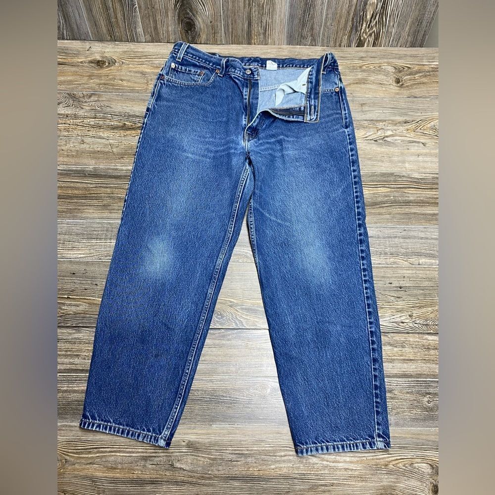 SOLD Vintage LEVI'S 550 Jeans Relaxed Fit 550-0216 Men's W 40 L 30 - Picture 6 of 11